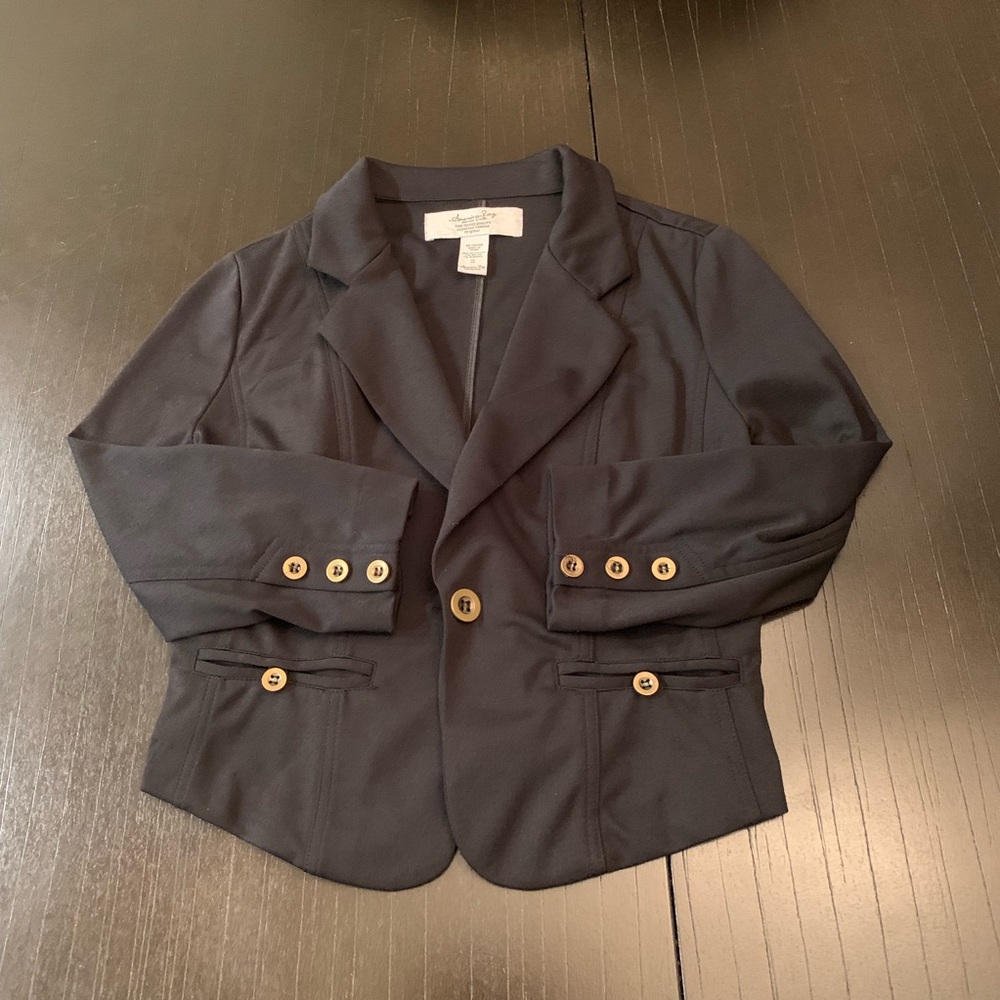 American Rag Black Perfectly Fitted Small Blazer